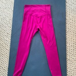 Athleta leggings, bring pink/fuschia, XS